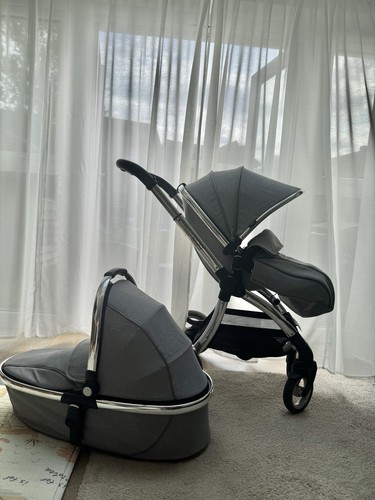 Egg quantum grey pram and - quantum,