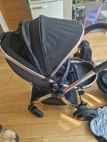 Egg rose gold pram stroller - rose,