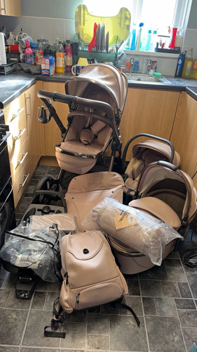 Egg beige single travel system - egg,