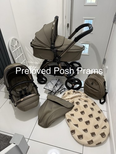 Egg mink stroller with - mink,