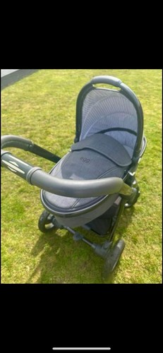 Egg pram quantum - egg, grey