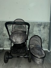 egg pram carrycot and seat