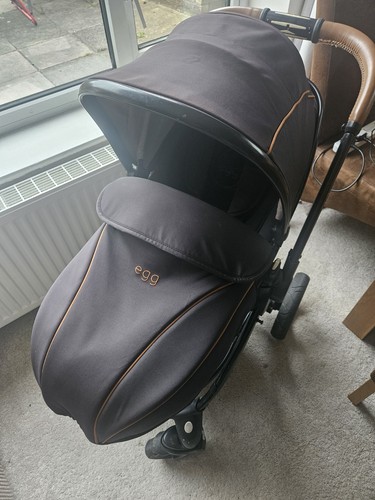 Egg travel system pram - system, black